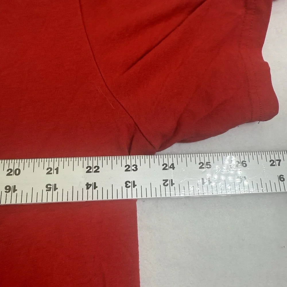 Under Armour Men's Adult 2XL Tee Shirt‎ T Red Loose Heatgear Big Logo Athletic